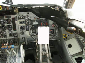 Co-pilot's seat close-up