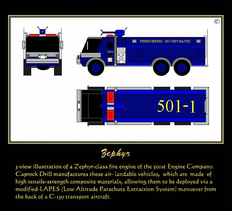 Zephyr-Class Air-Landable Fire Truck